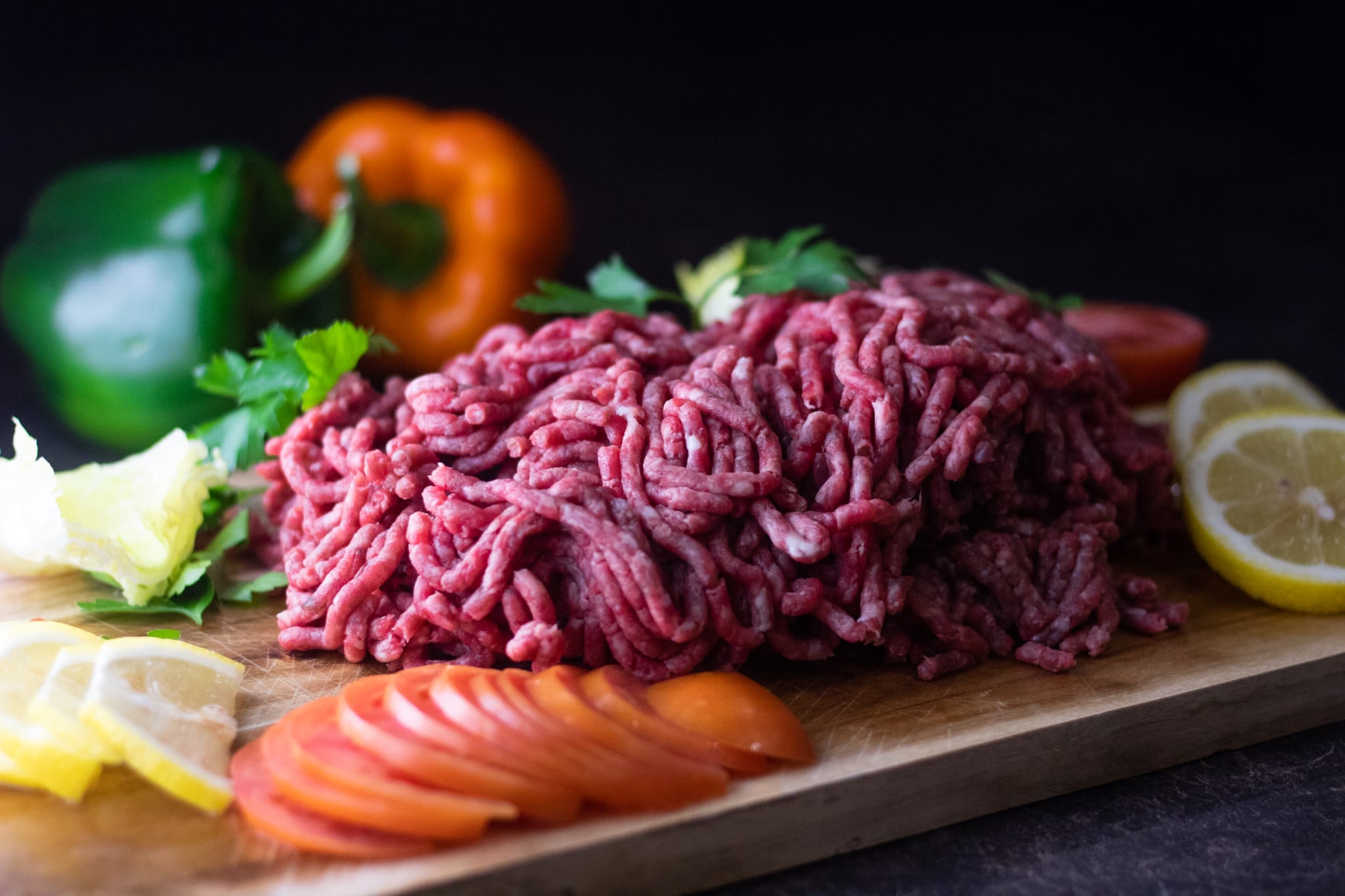 Prepared ground meat